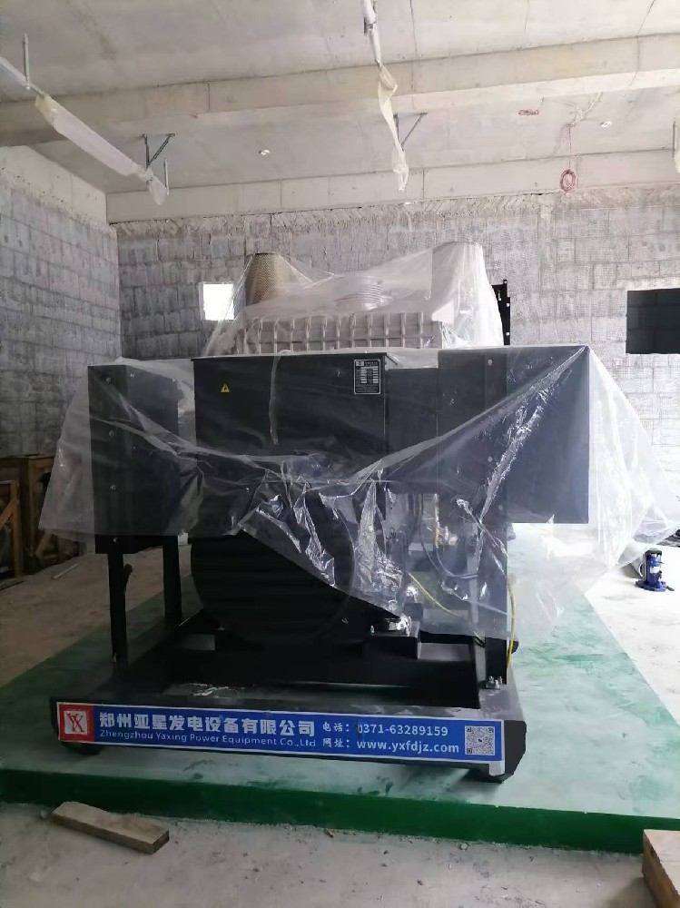 郑州亚星发电为中建八局信阳CAZ项目提供上柴原装1200KW开架式机组，获得一致好评！